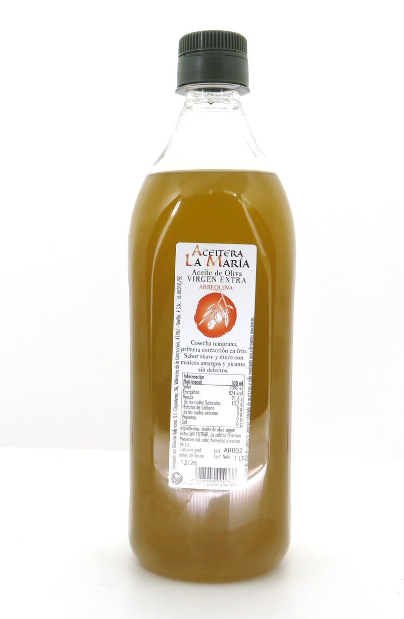 Aceite De Oliva Virgen Extra Arbequina Cosecha 2025/2026 1l Pet_1
