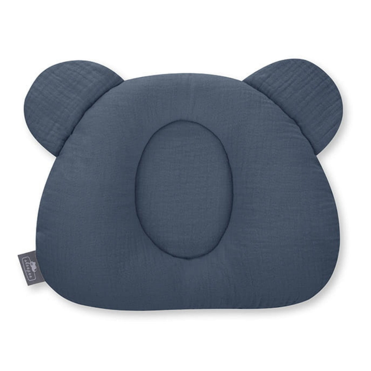 Almohada Cojin Plagiocefalia Bebés Muselina Petrol