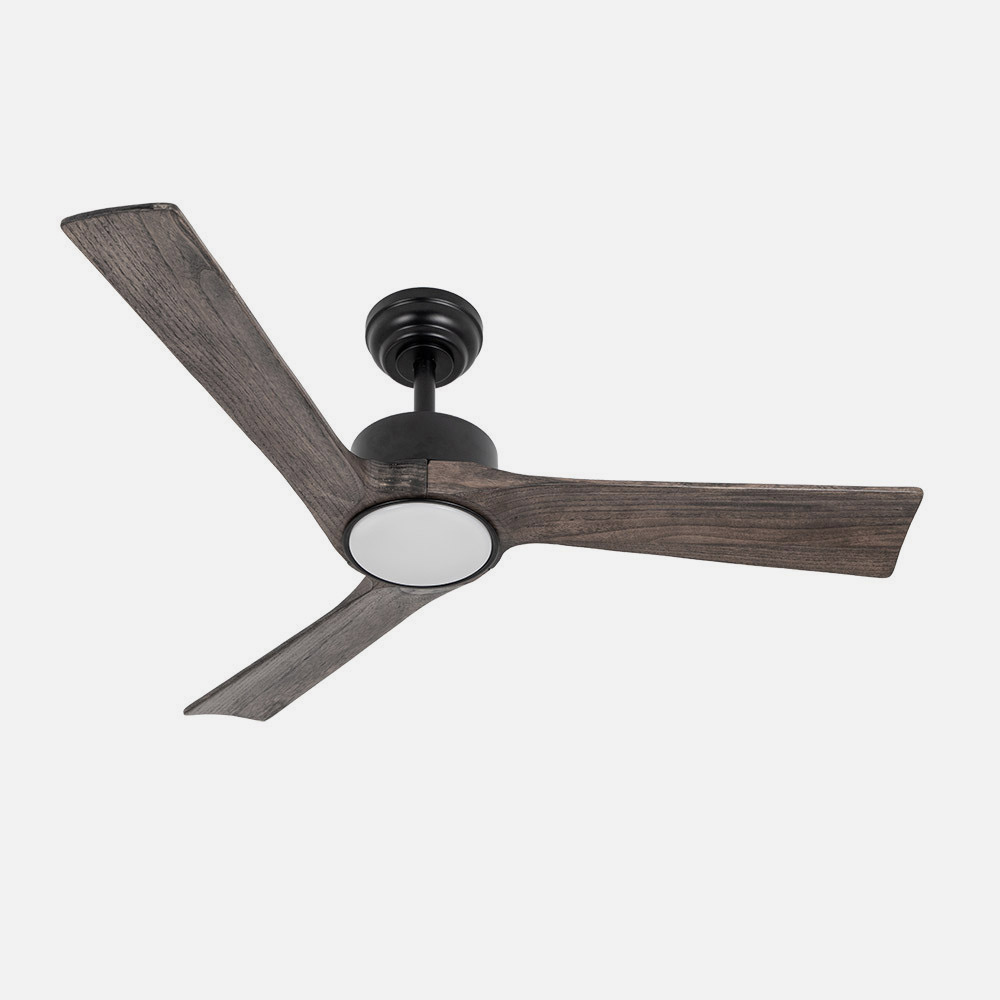 Ventilador Dc Orinoco 24w Negro 3 Aspas Roble 107d 2424lm 3000k-6500k C/remoto, Reg. Intensidad, Temp., Mem._2