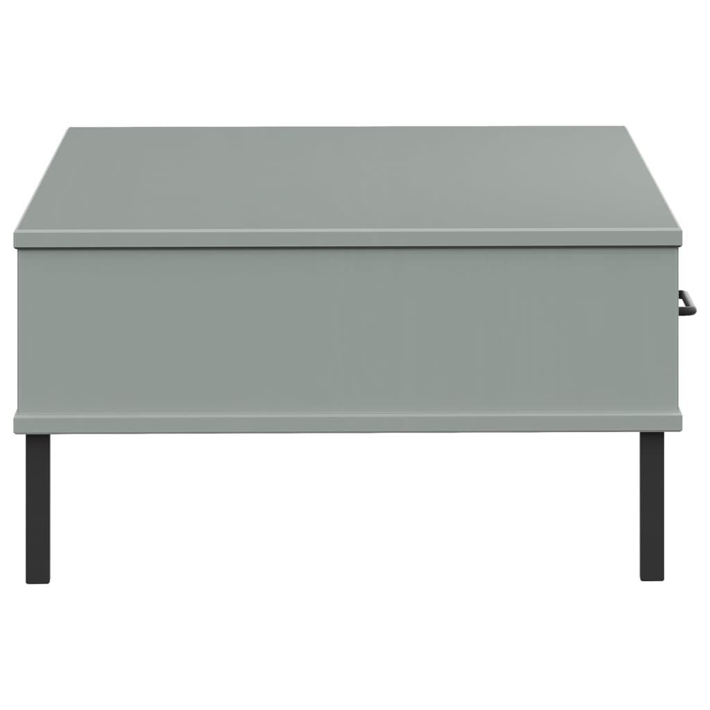 Mesa De Centro Con Patas De Metal Oslo Madera Maciza Pino Gris_4
