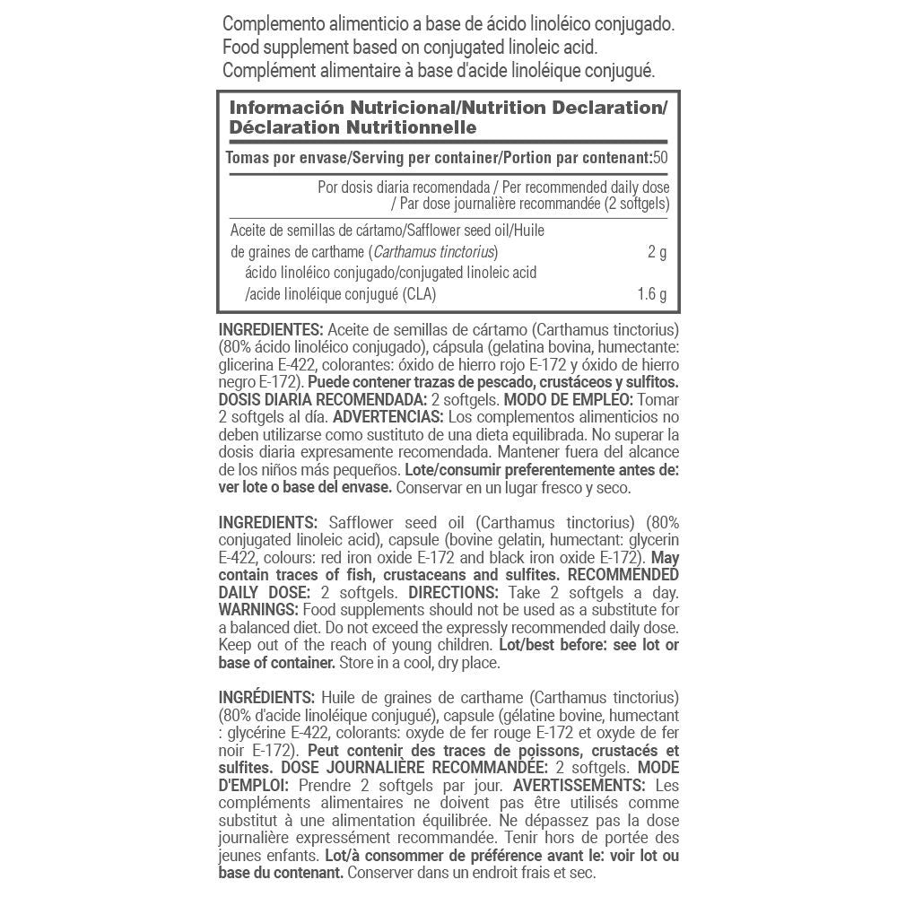 Cla 800 Mg - 100 Softgels - Ayuda A Perder Peso - Masmusculo_5
