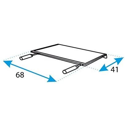 Barbacoa con Plancha Esmaltada y Bandeja de Madera Imex el Zorro