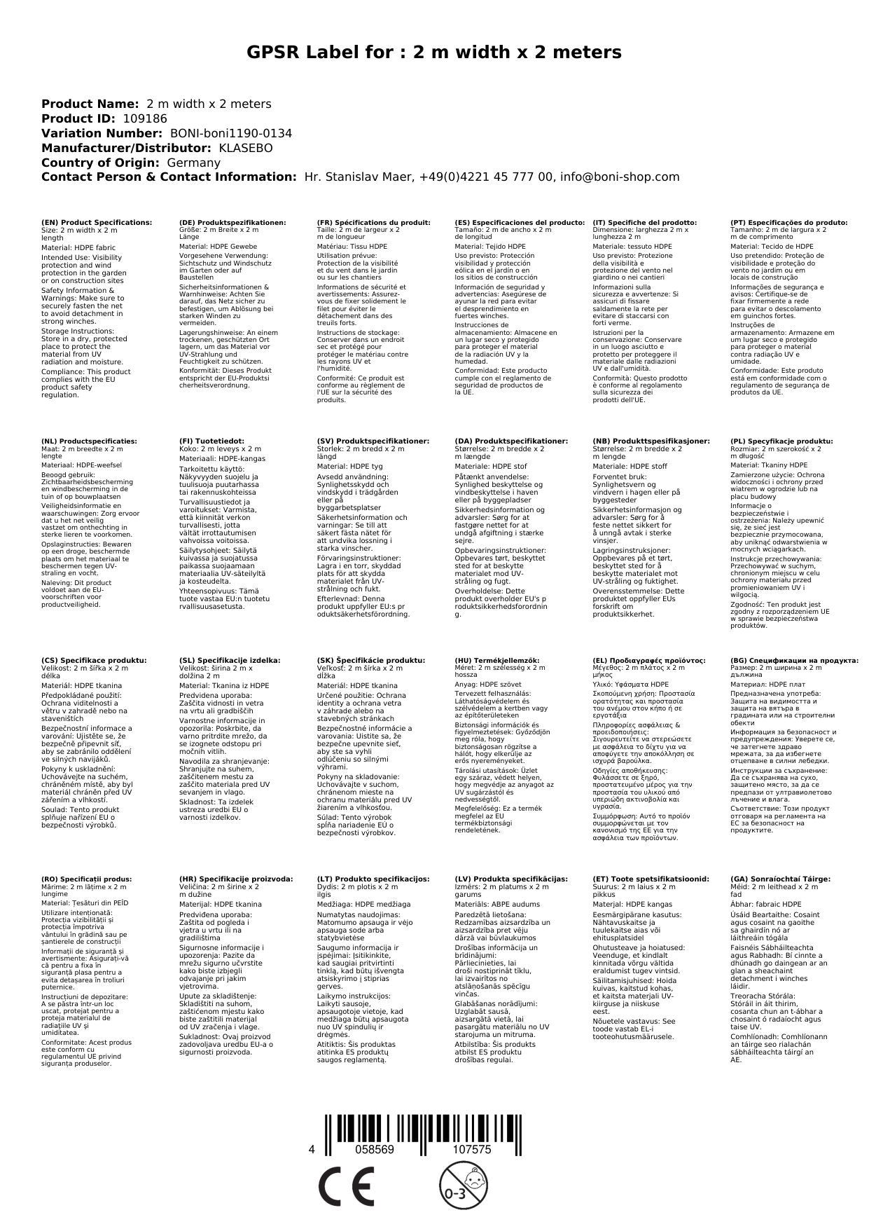 Malla De Ocultación, Cortavientos, Protector De Valla, 2m Ancho_3