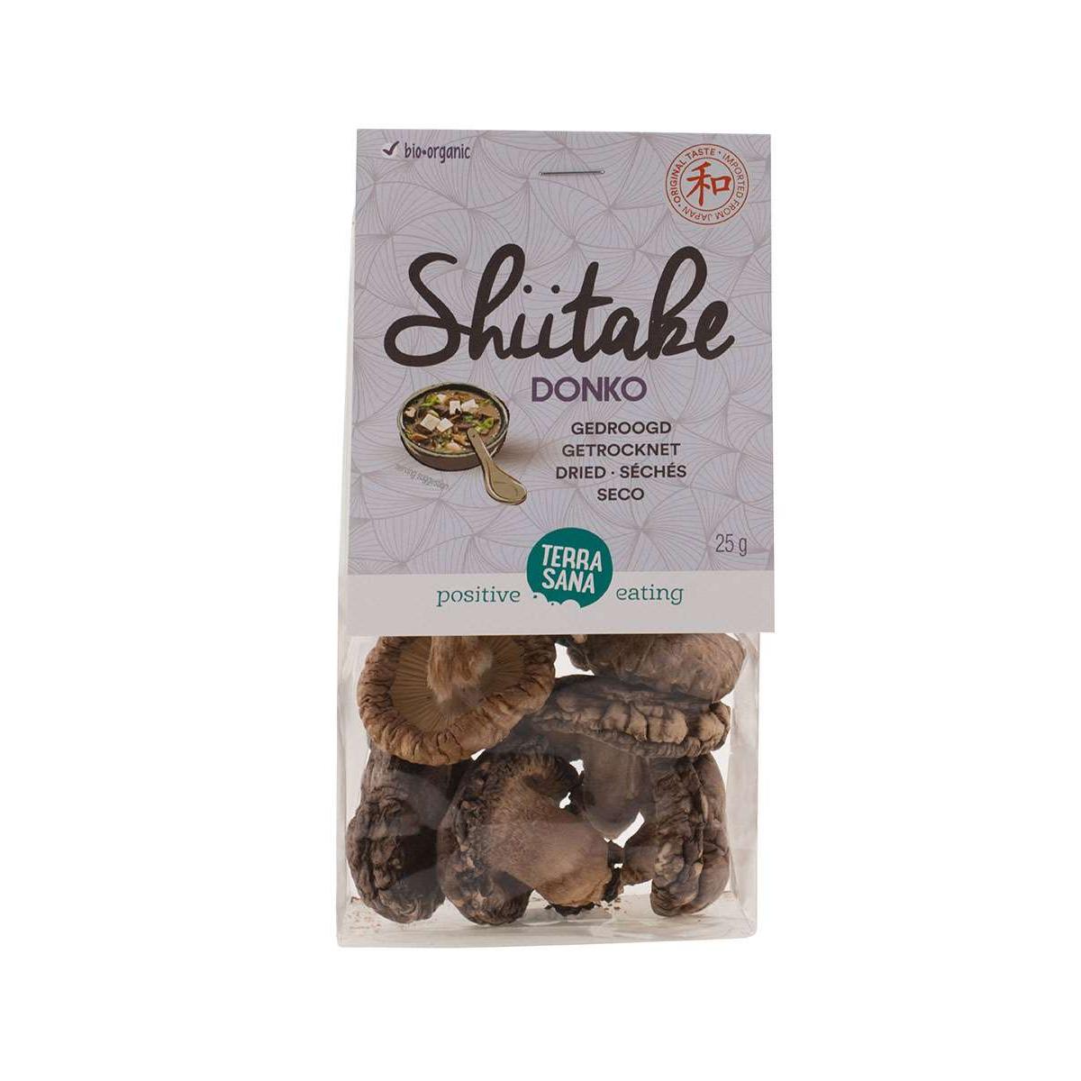 Shiitake BIO Terrasana, 25 g