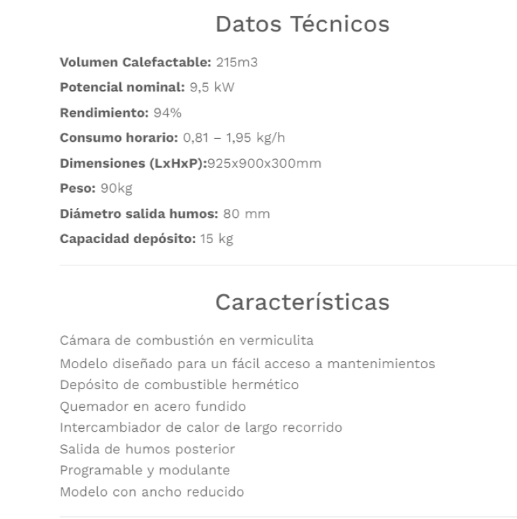 Fabricalor Estufa Slim 9 Marrón Óxido_1