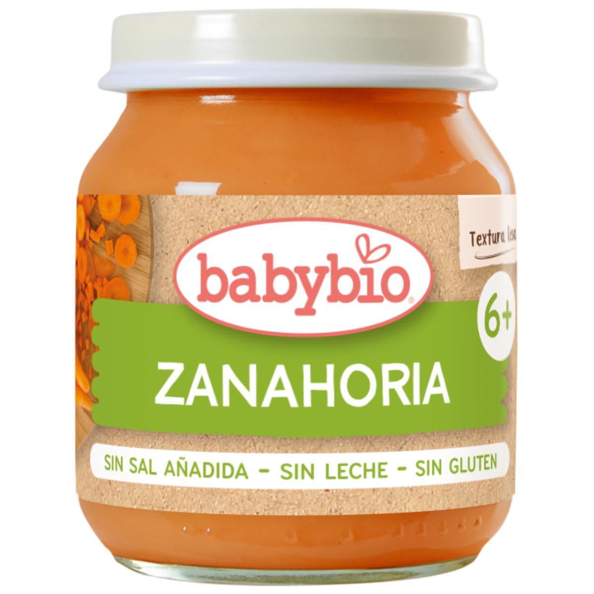 Pack 3 unidades Potito zanahoria Babybio 130 g