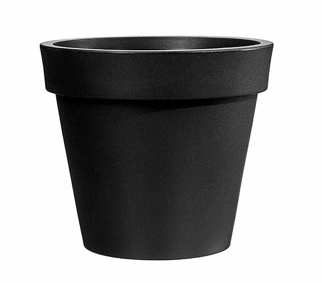 Veca Macetero Plástico Antracita Easy 25x22 Cm_0