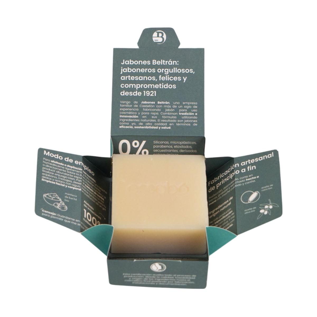 Jabón Eco para Afeitado y Barba, 120g Essabó