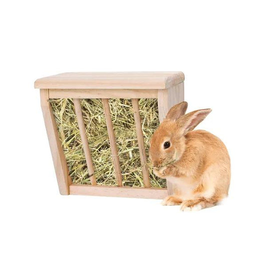 Comedero para heno de madera Nobleza 15 x 10 x 15 cm