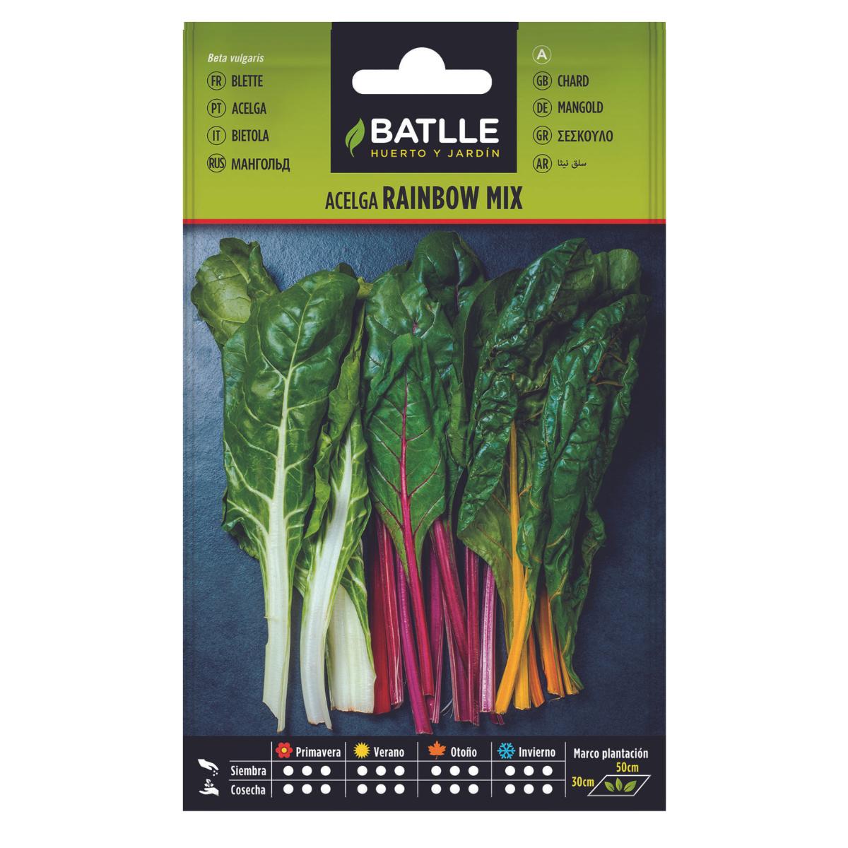 Semillas de Acelga Rainbow Mix Batlle
