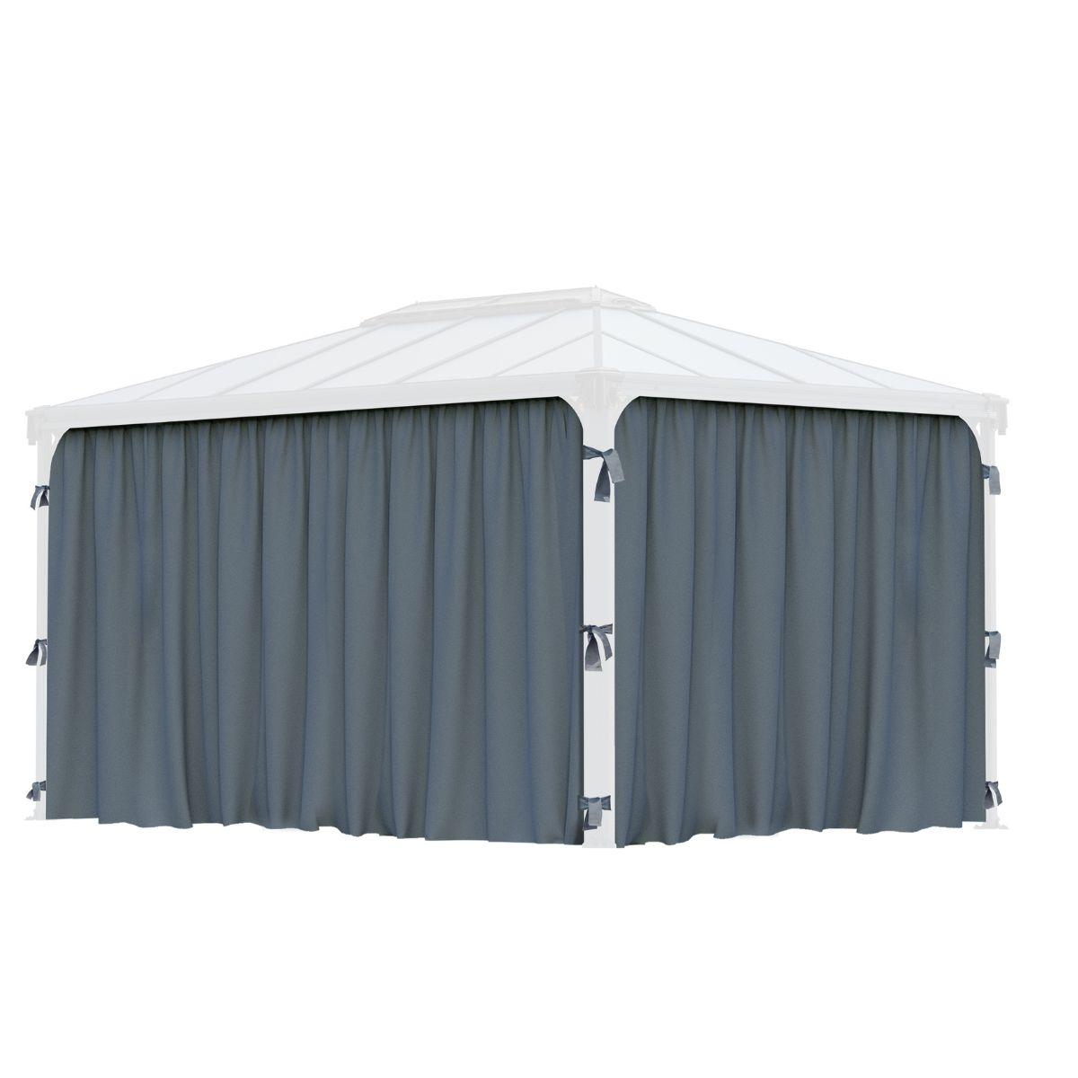Set Cortinas para gazebo cenador Martinique 4300 Canopia by Palram