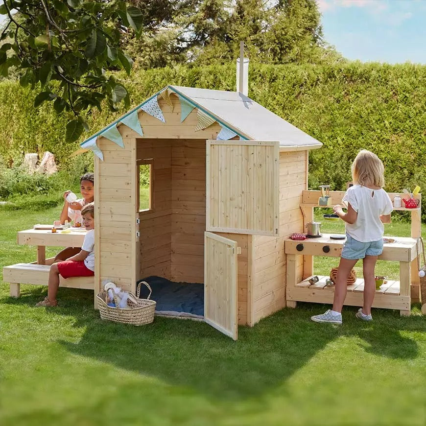 Casita infantil de madera Blanche Soulet