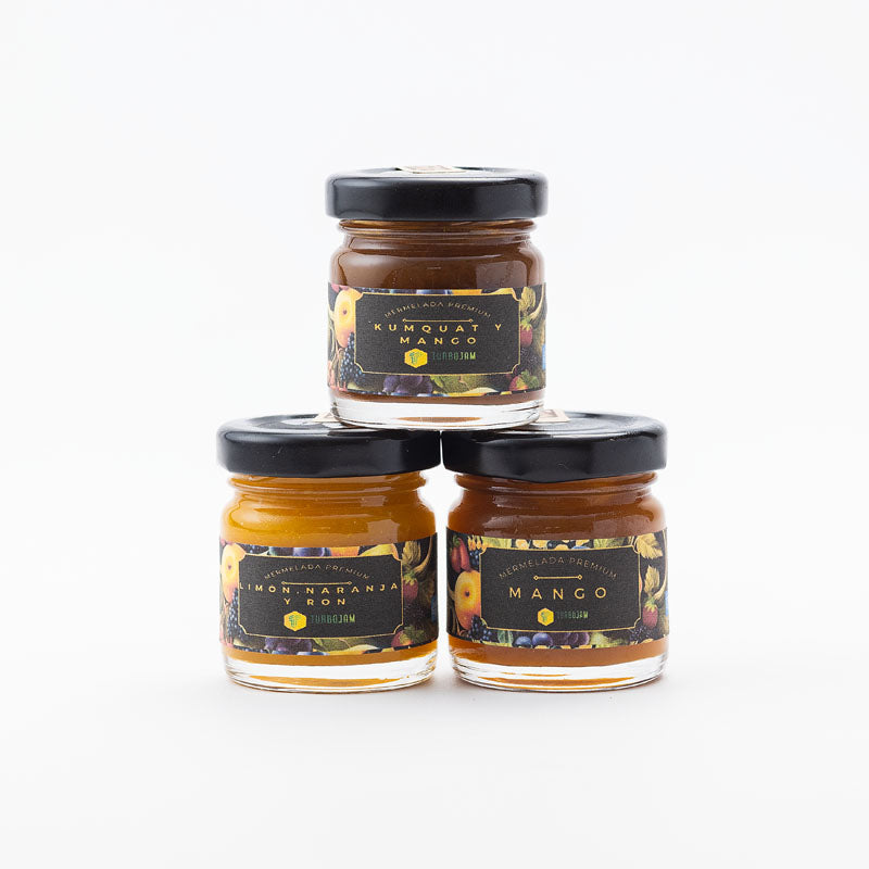 Mini Mermeladas Pack 3 Del Campo A Casa 130g_0