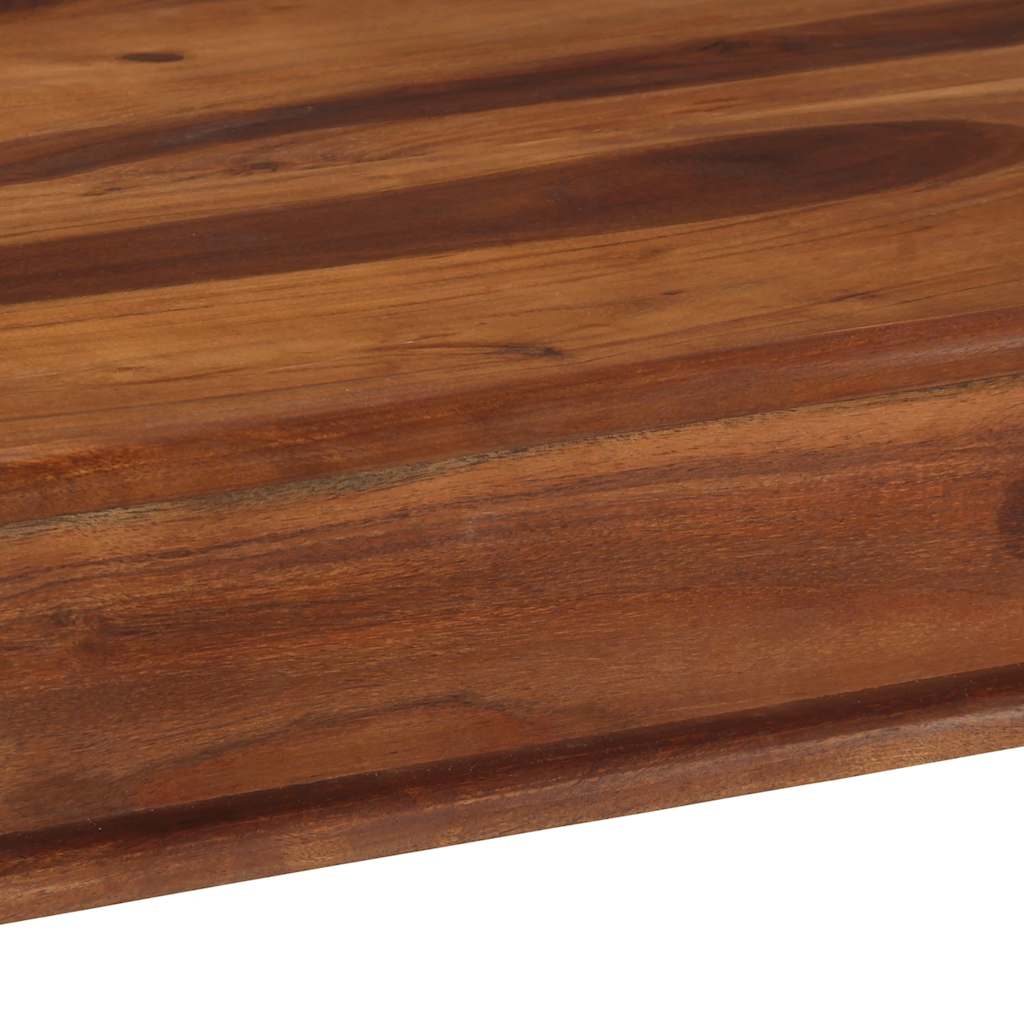Mesa Alta De Madera Maciza De Acacia 120x60x107 Cm_4