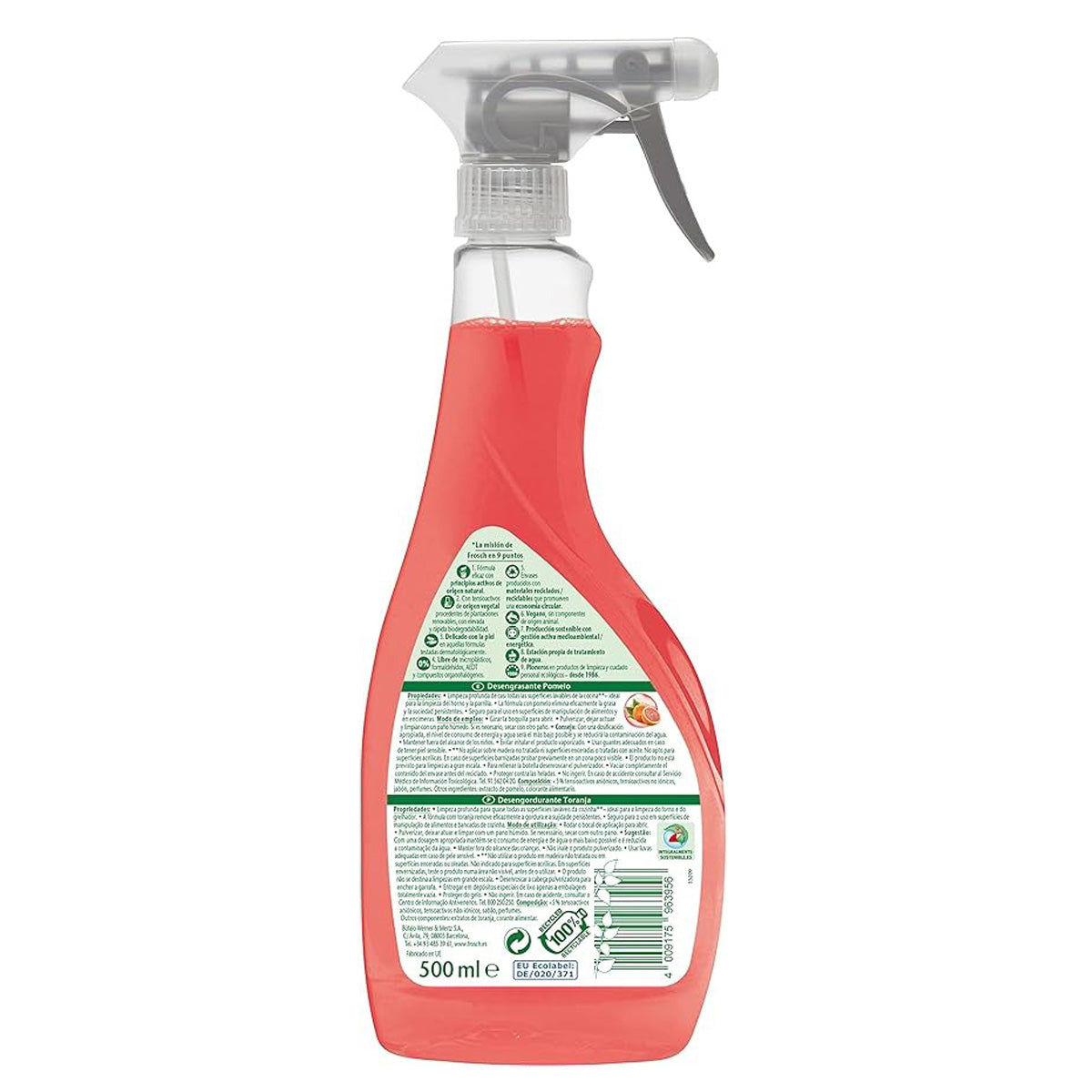 Desengrasante pomelo Frosch 500 ml