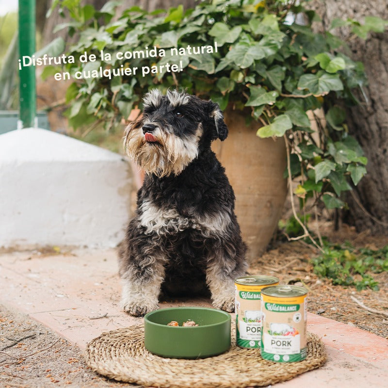 Lata de cerdo y verduras BARF para perros Wild Balance 400 g