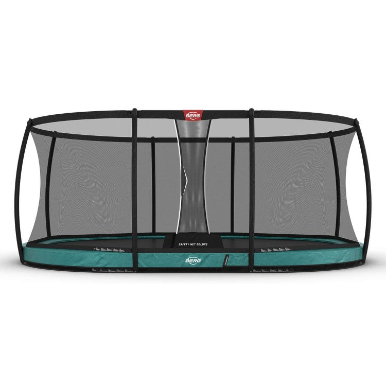 Cama Elastica Berg Inground Grand Champion 520 + Red Deluxe Verde Safety Net Deluxe.