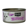 Kit Cat Lata Toppers - Atún & Dorada 80 g Comida húmeda para gatos