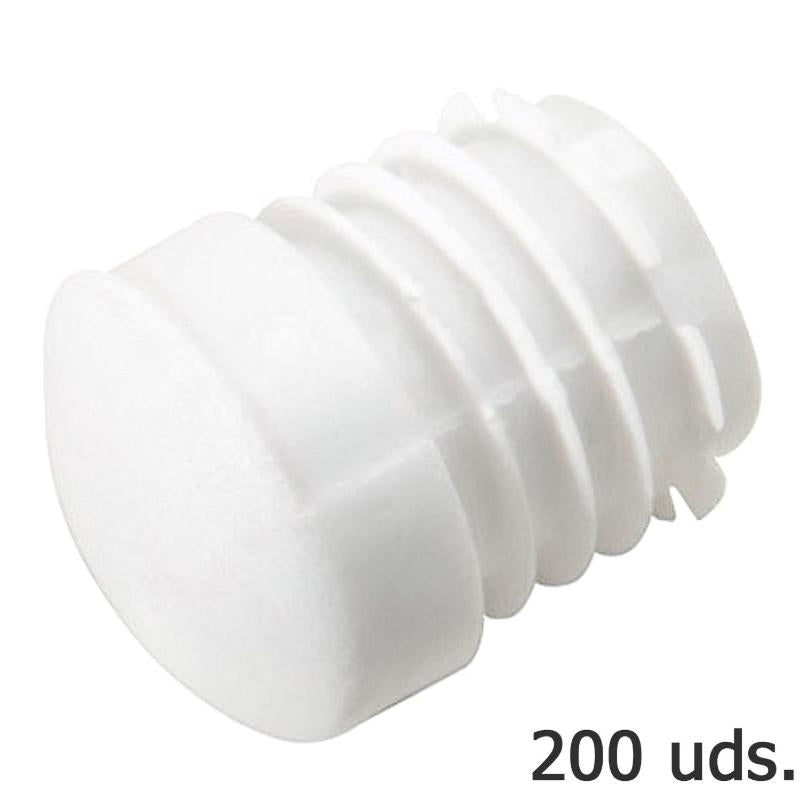Contera Plastico Redonda Interior Blanca Para Tubo Exterior Ø 25 Mm. Bolsa 200 Unidades_0