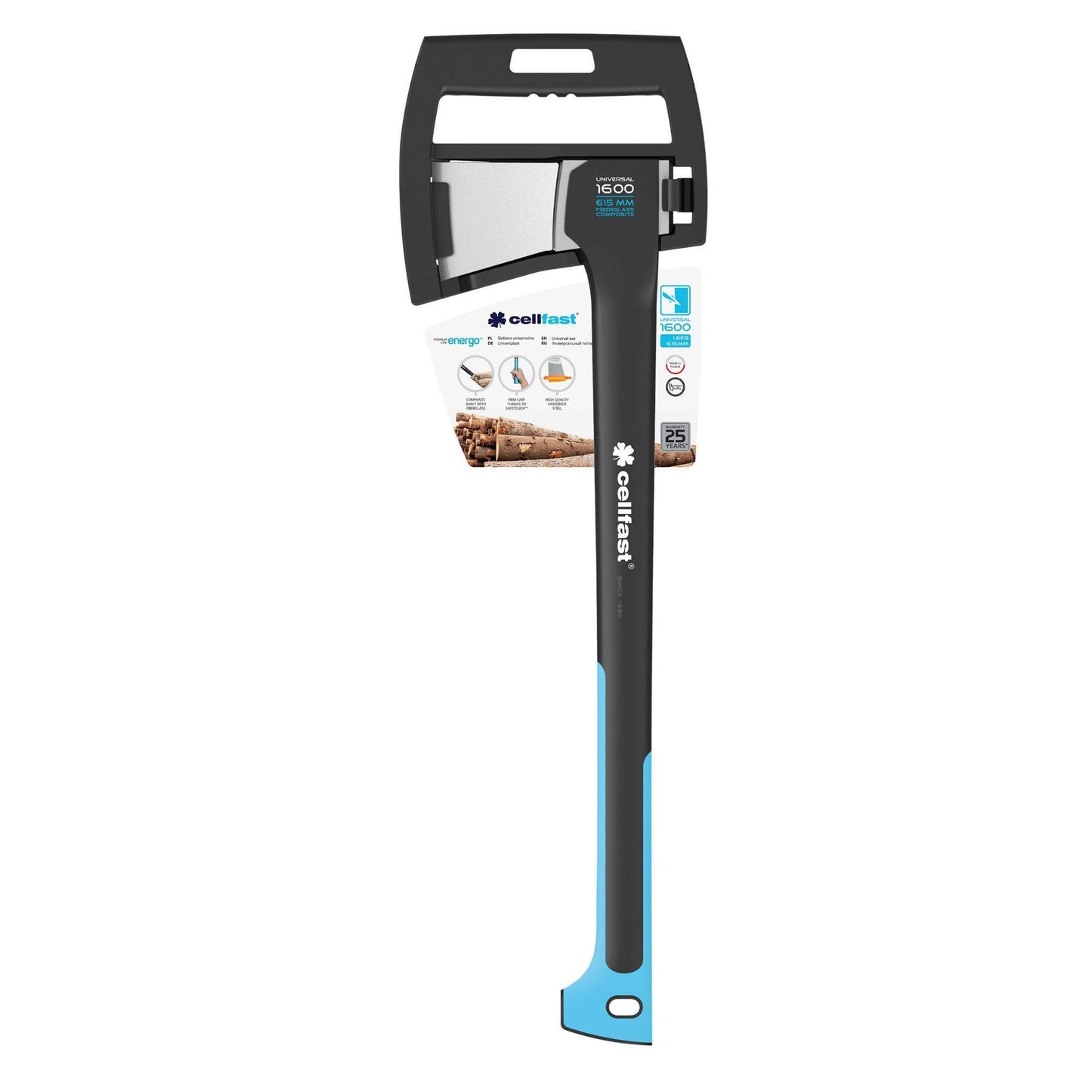 Hacha Universal U1600 + Afilador Universal Energo_5