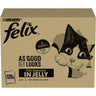 FELIX Fantastic selección sabores pescado en gelatina pack surtido sobres 120 x 85 g