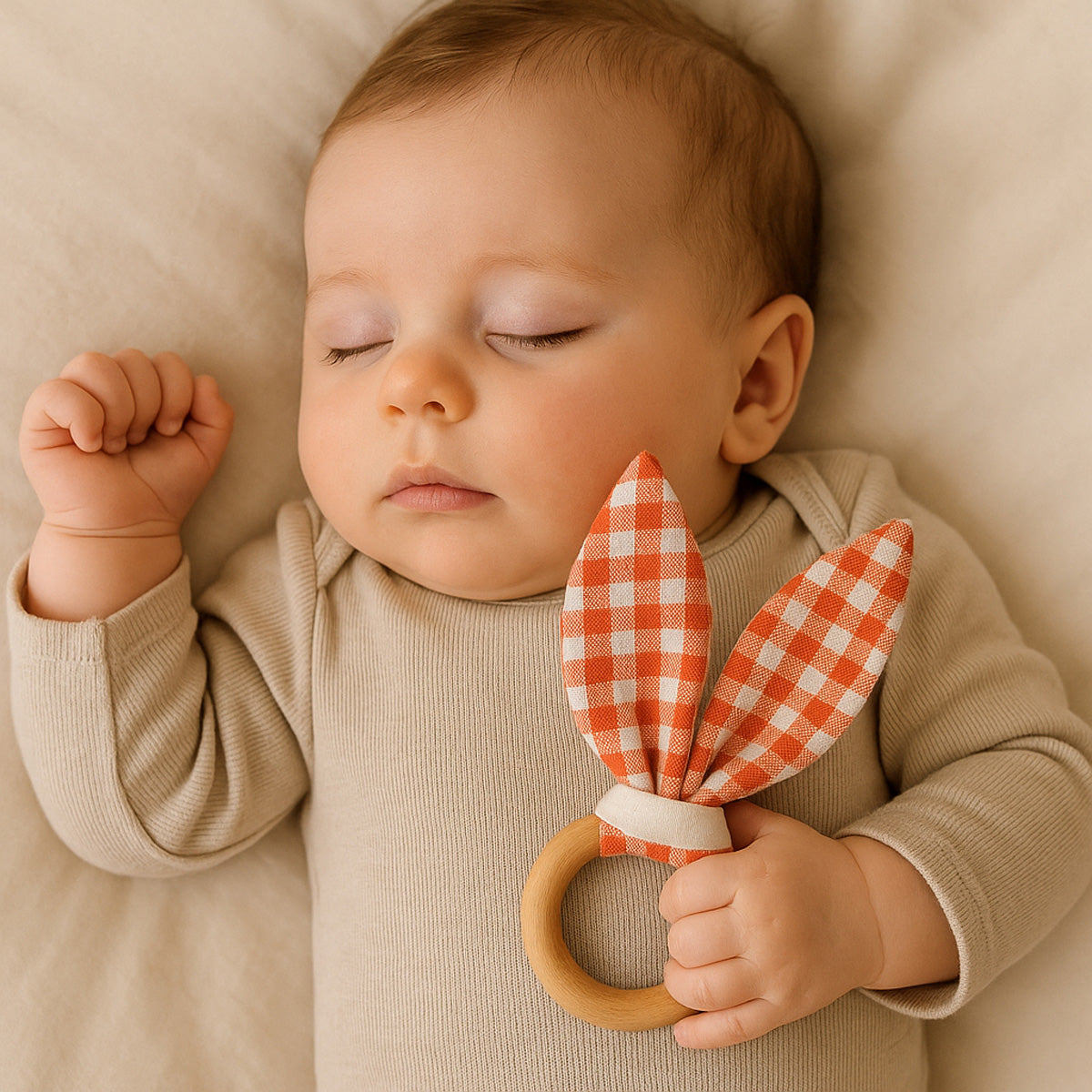 Mordedor De Algodón Orgánico Vichy