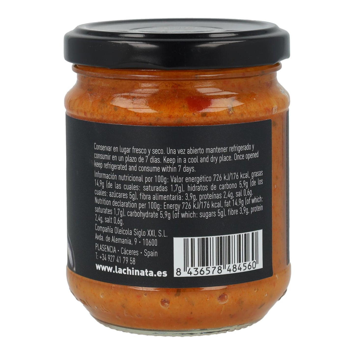 Crema de Pimientos y Berenjenas La Chinata 180 gr