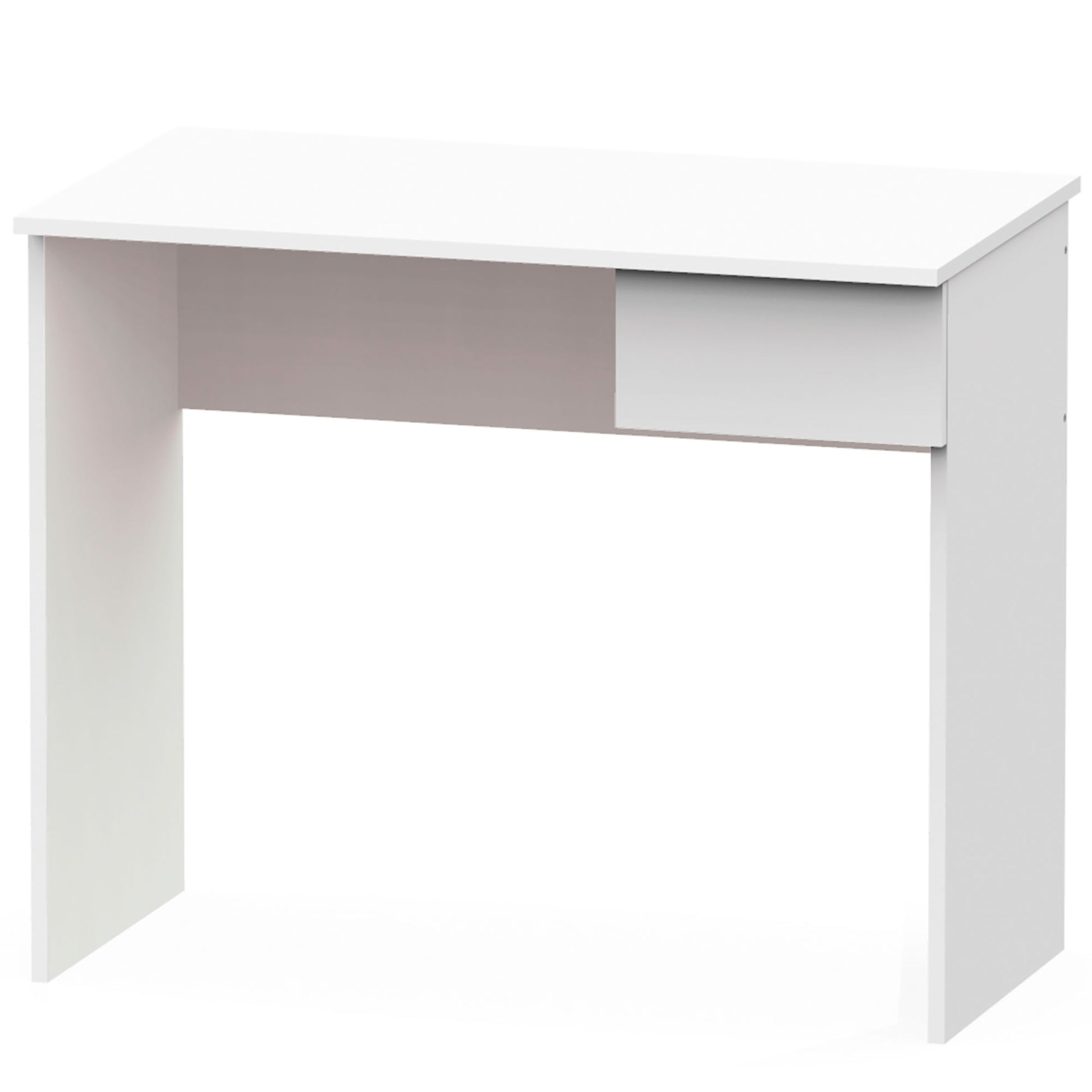 Escritorio, Mesa De Ordenador 75x90x50cm, 1 Cajón, Oficina, Habitación Juvenil, Desk, Briebe, Nova, Blanco