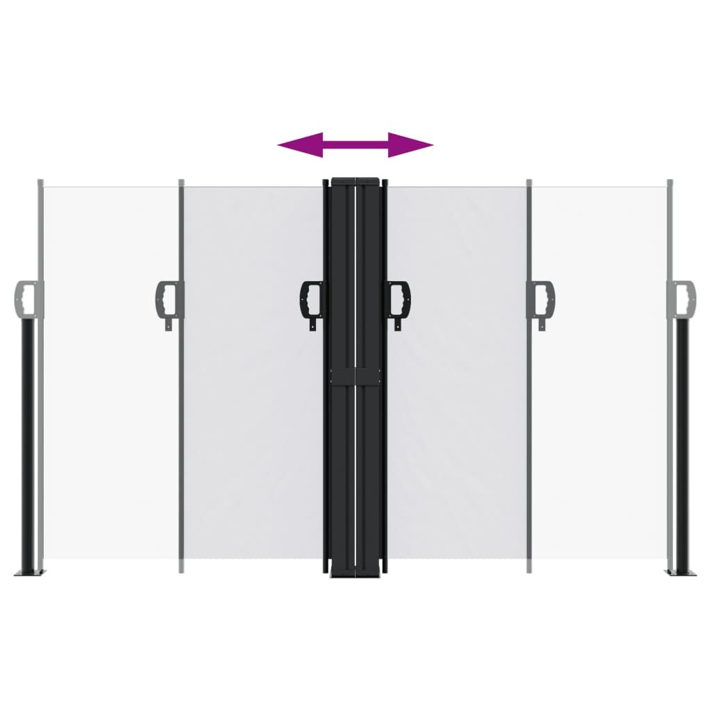 Vidaxl Toldo Lateral Retráctil Blanco 140x1200 Cm_4