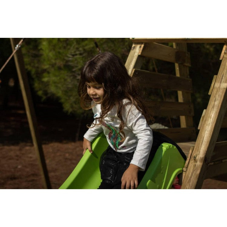 Parque Infantil Masgames Mauna Loa L (madera Cuadrada) 2 Asientos Planos + 1 Asiento Extra Bebe.