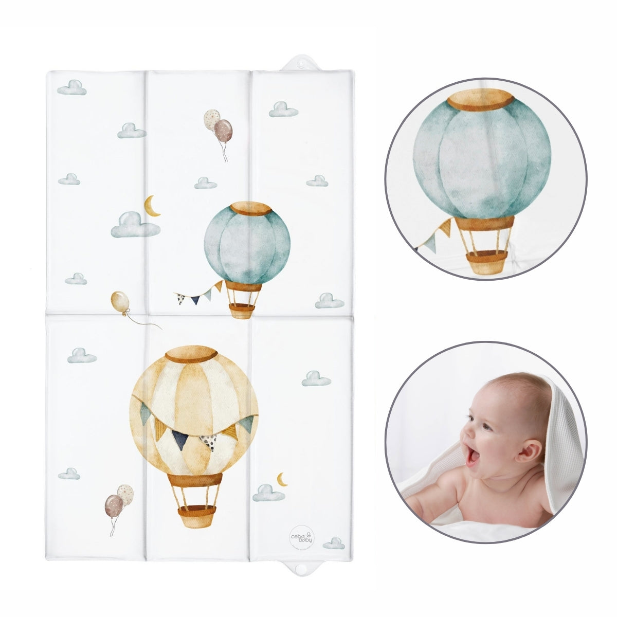 Cambiador Plegable Xl Basic Balloons