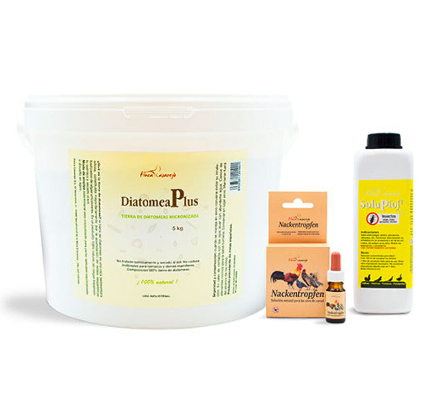 Pack Adiós Piojos - Productos Naturales Para Desparasitar Aves De Corral - Elimina El Piojo De Las Gallinas - Premium_0