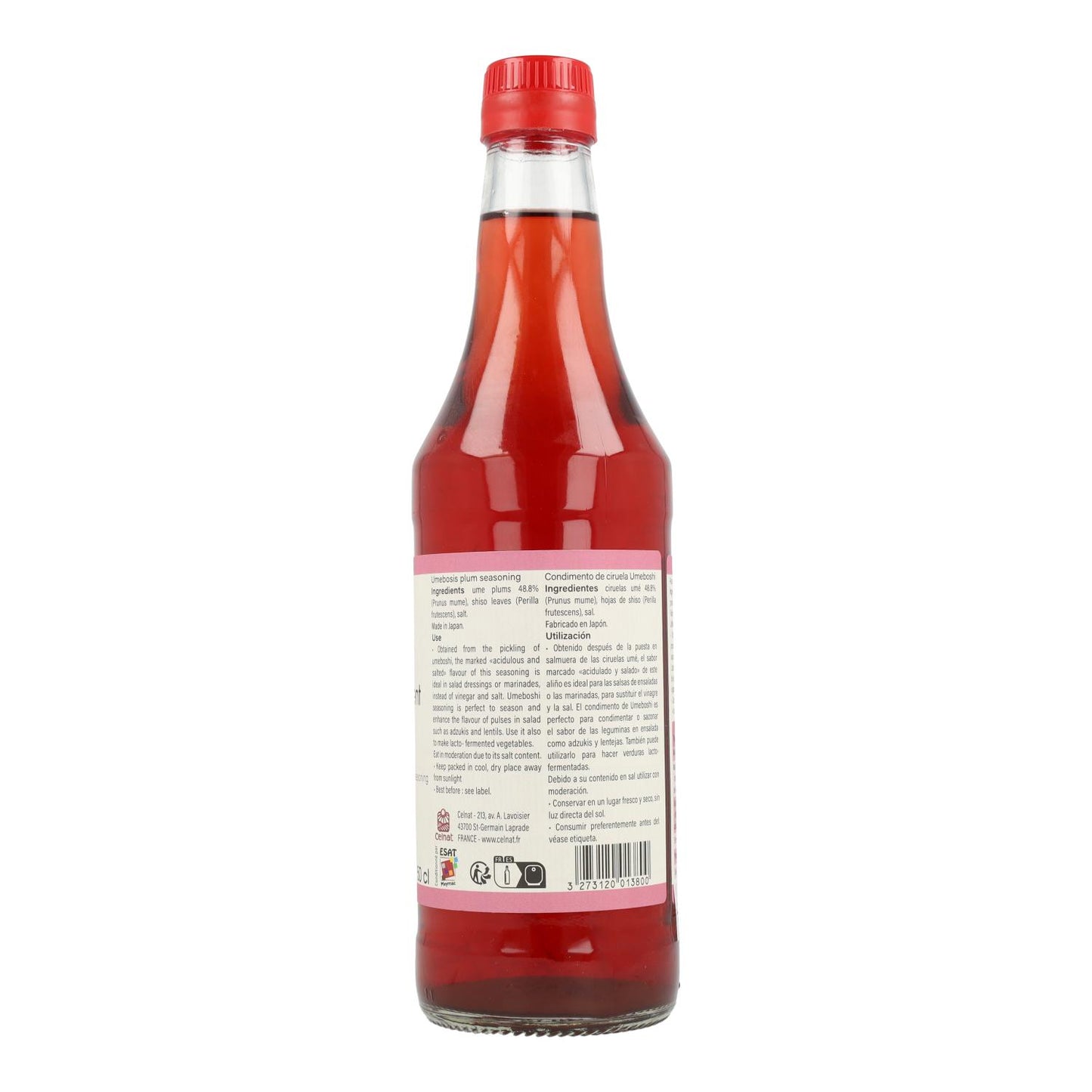 Vinagre Umeboshi Celnat, 500 ml
