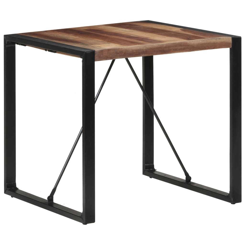 Mesa De Comedor Madera Maciza 80x80x75 Cm_4