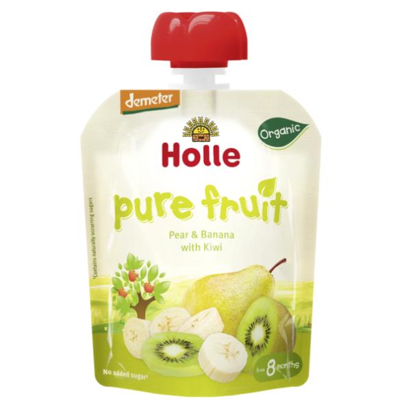 Smoothie BIO de pera, plátano y kiwi Holle 90 g