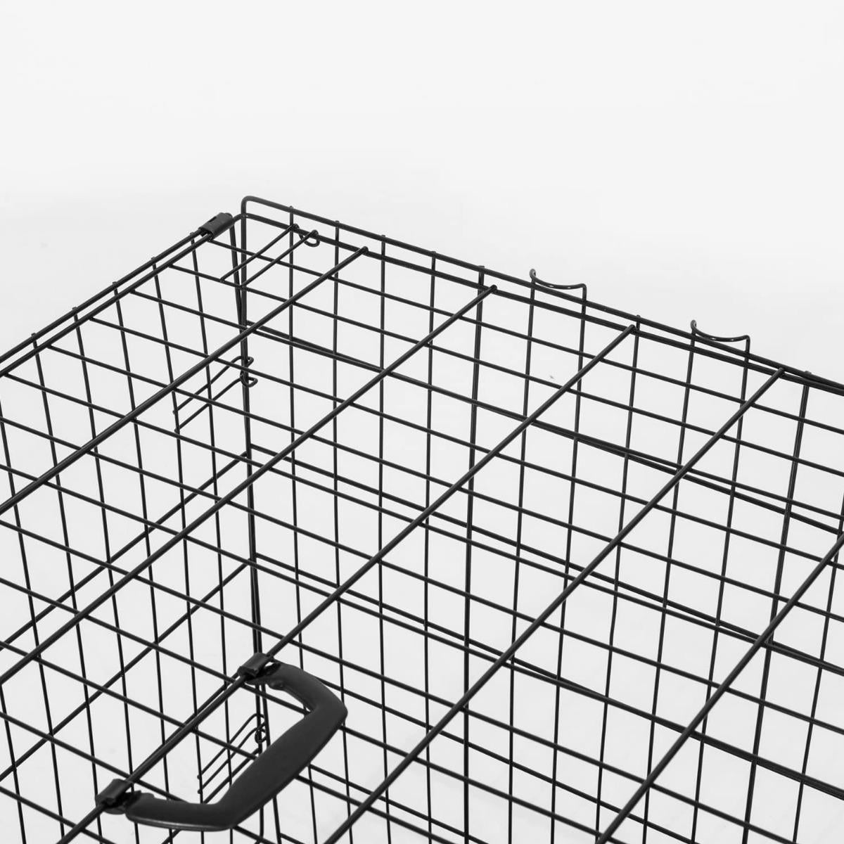 Jaula para perro 122x77x82cm - Negro PawHut