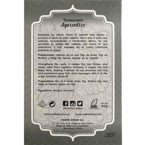Tratamiento Ayurvédico Capilar Brahmi Rhade Shyam 100 g