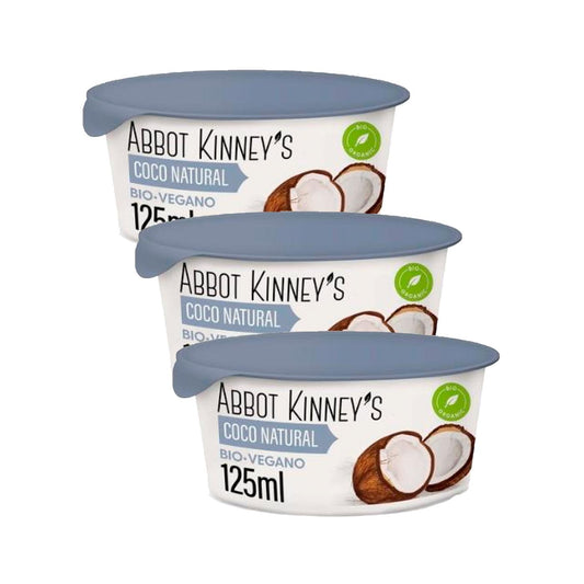 Pack 3 uds Yogur de Coco Natural Abbot Kinney's 125 ml