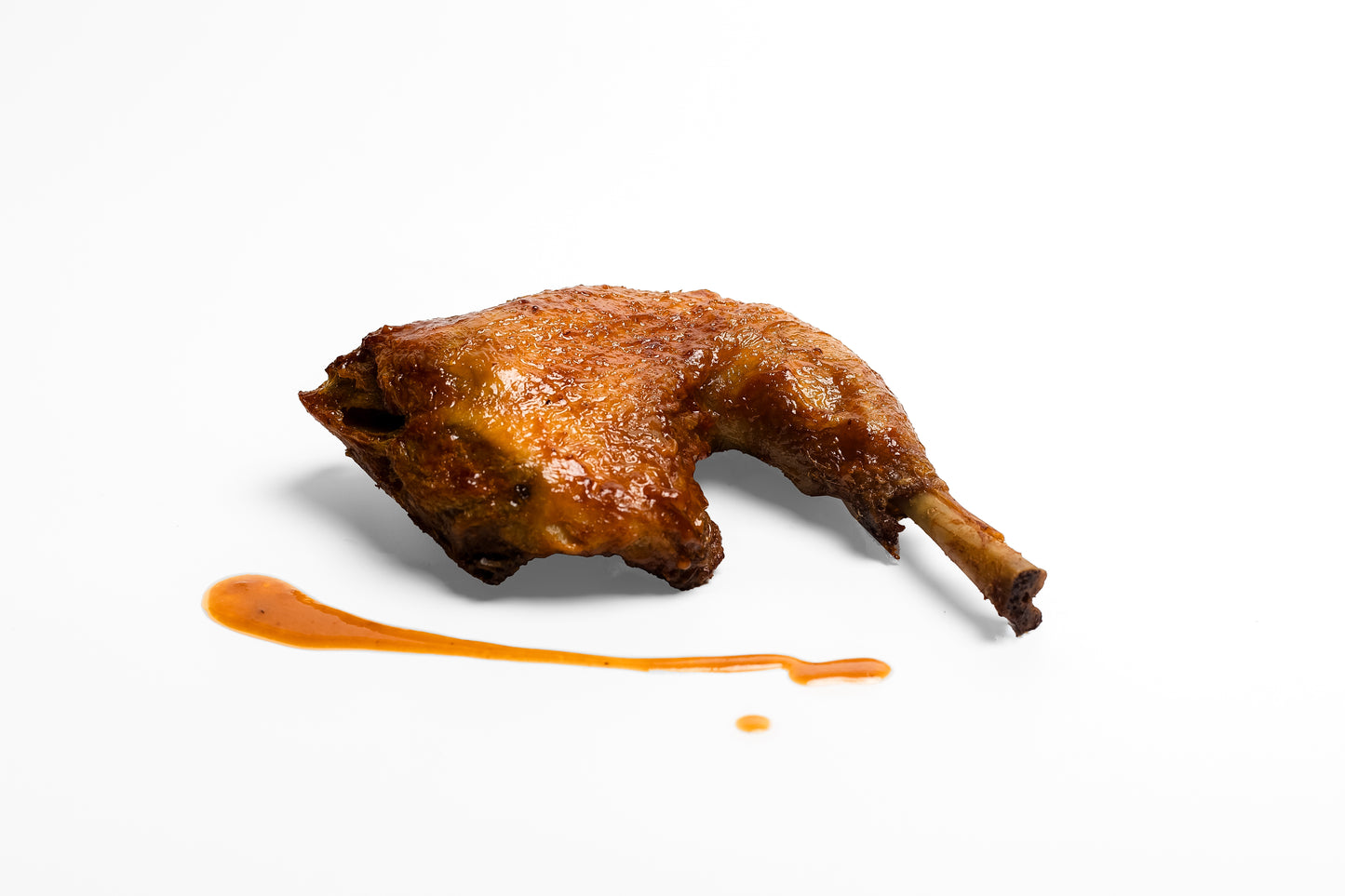 Muslo De Pollo Ecológico Asado Al Horno Con Mostaza Y Miel