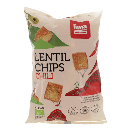 Chips de Lentejas y Chili Bio Lima 90 g