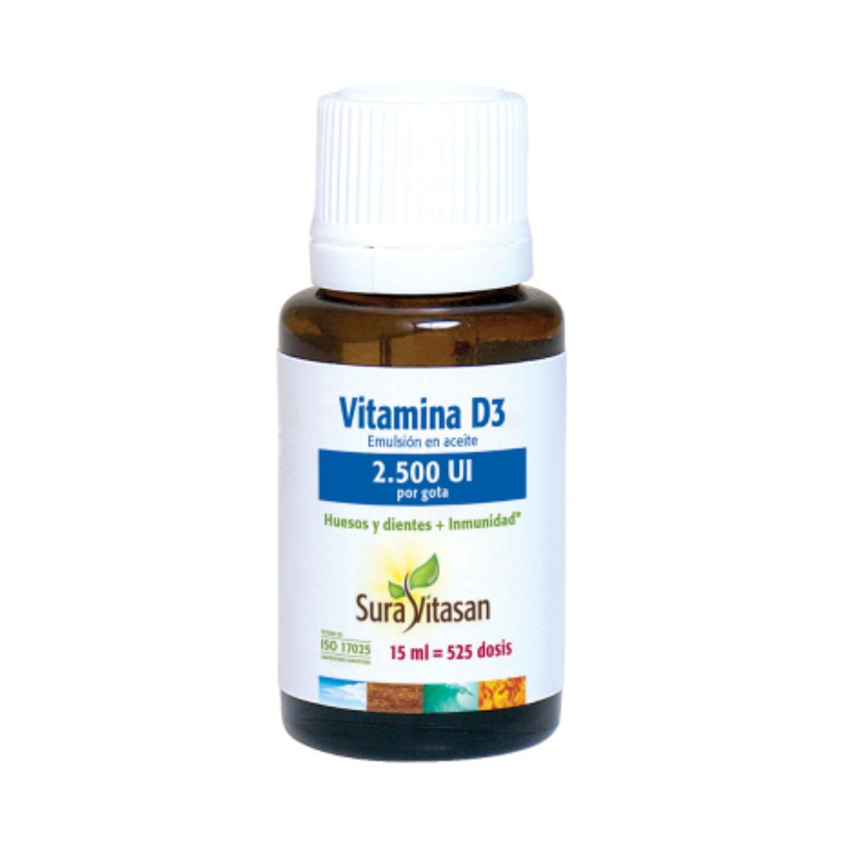 Vitamina D3 2.500 UI 15 ml SuraVitasan