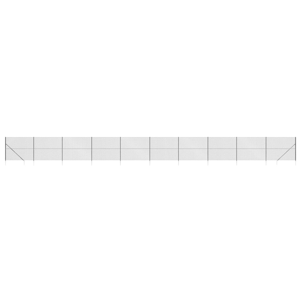 Cerca De Alambre Con Pinchos De Anclaje Gris Antracita 2,2x25 M / Vetonek_4
