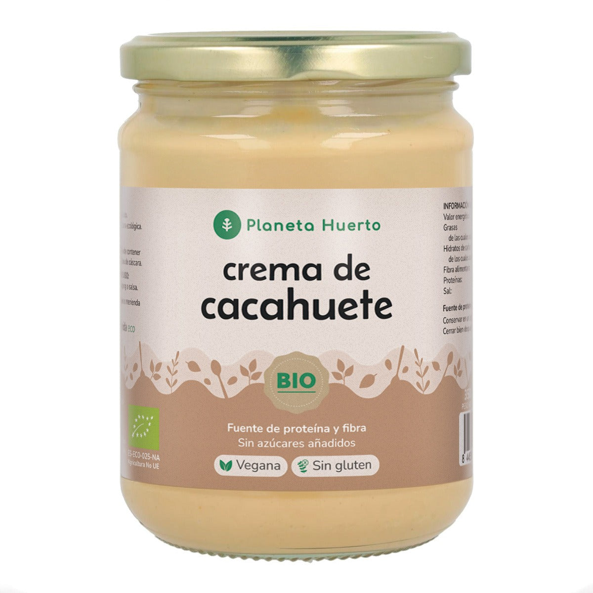 Crema de Cacahuetes ECO Planeta Huerto 350g