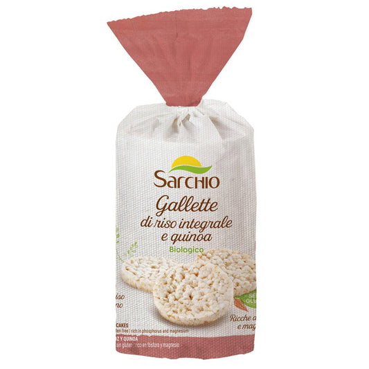 Tortitas de arroz y quinoa BIO Sarchio 100 g