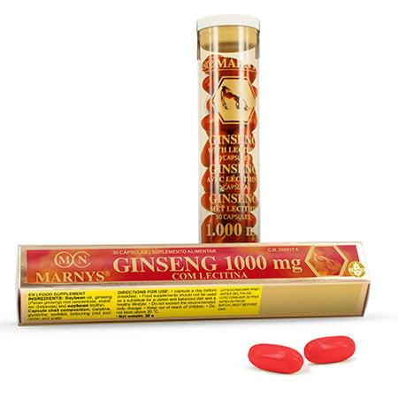 Ginseng con lecitina, Marnys 1000 mg