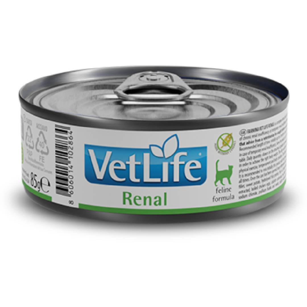 Vet Life Fórmula felina Renal Farmina 85 g