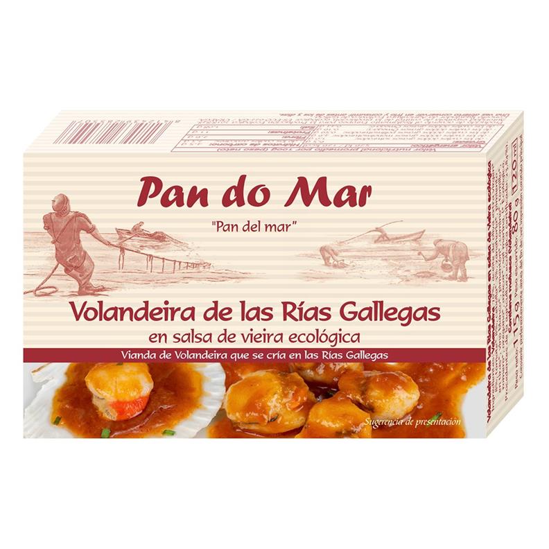 Volandeiras En Salsa De Vieira Ecológica - 120gr