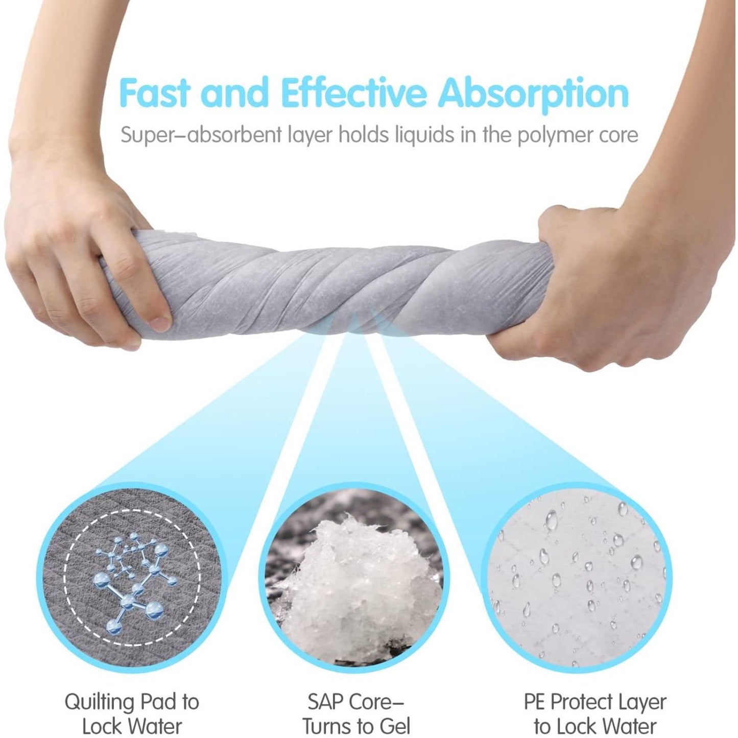 Almohadilla de carbono activado 60 x 60 cm Nobleza 50 ud