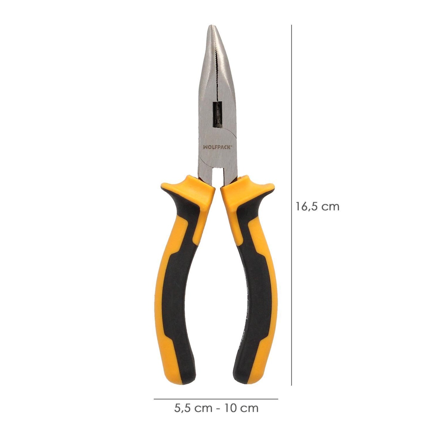 Alicates Boca Curva 150 Mm. Acero Din 5745 Alicates Punta Curva, Alicates Boca Curva Larga,