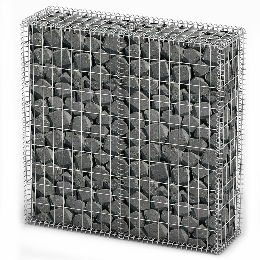 Cesta Para Muro De Gaviones De Alambre Galvanizado 100x100x30cm / Vetonek_4